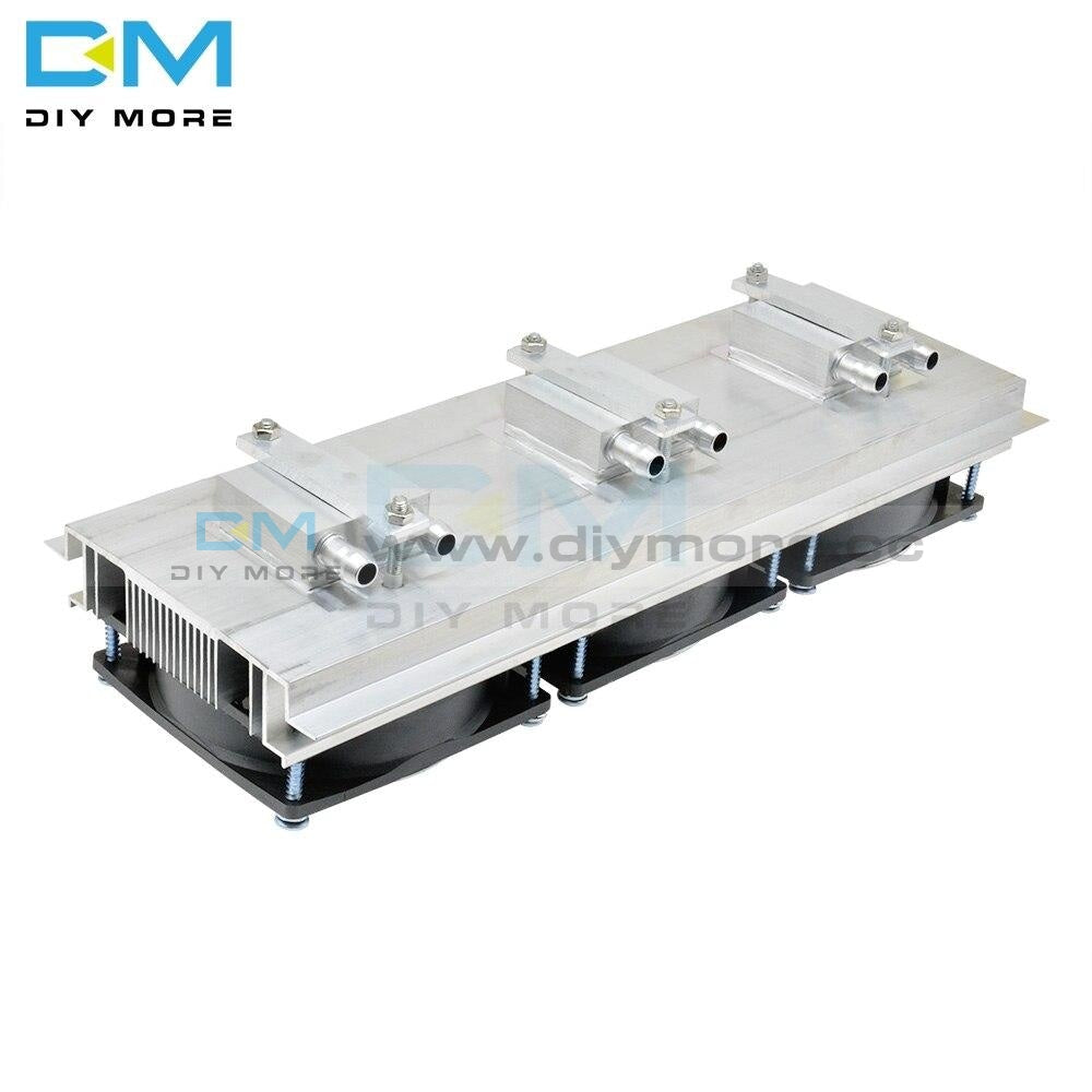 180W Triple Fan Semiconductor Refrigeration Cooling Thermoelectric Water Cooled Aluminum Radiator