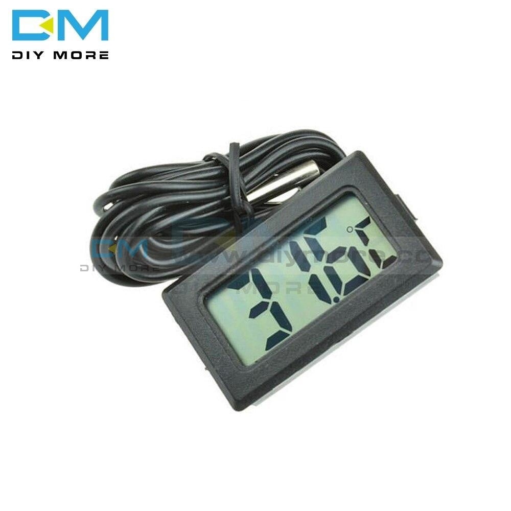 1M 3M 5M Mini Digital Lcd Display Probe Fridge Freezer Thermometer Sensor Thermograph For Aquarium