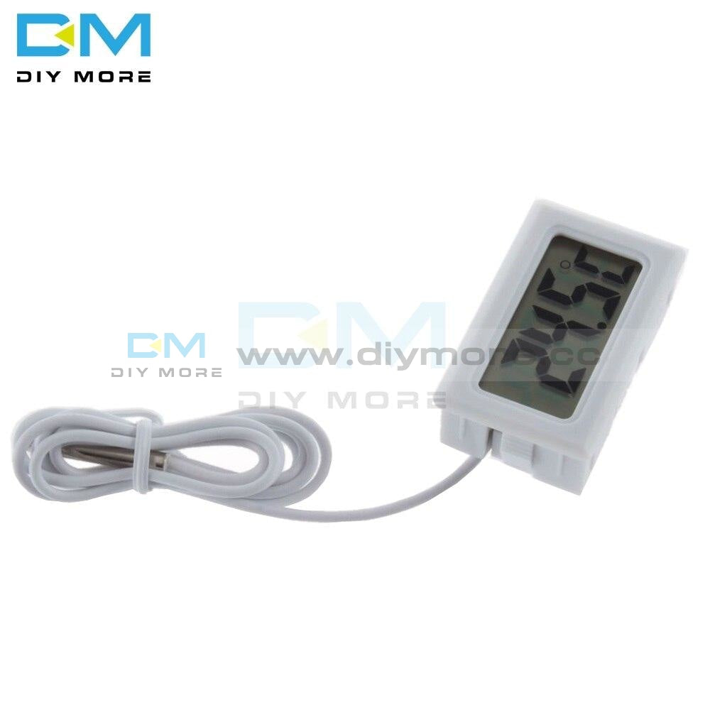 1M 3M 5M Mini Digital Lcd Display Probe Fridge Freezer Thermometer Sensor Thermograph For Aquarium