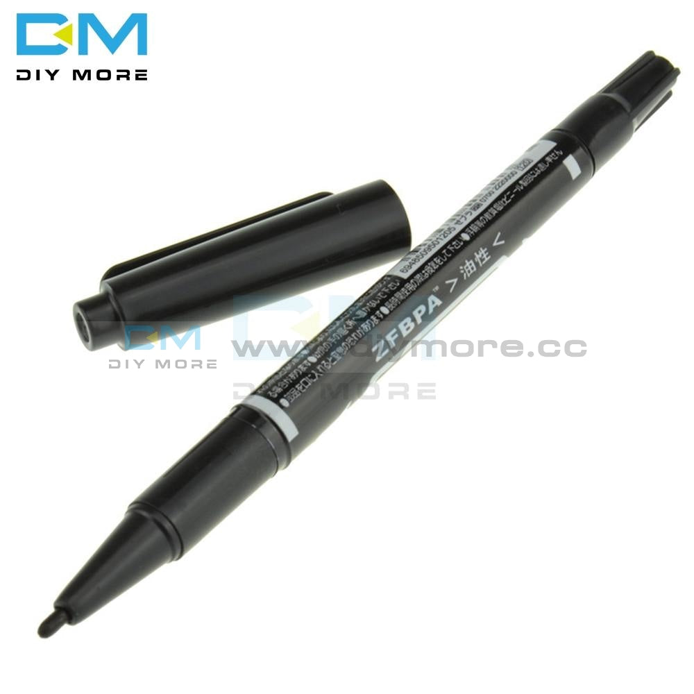 1Pcs Ccl Anti Etching Pcb Circuit Board Ink Marker Double Pen For Diy Repair Printed Diagram