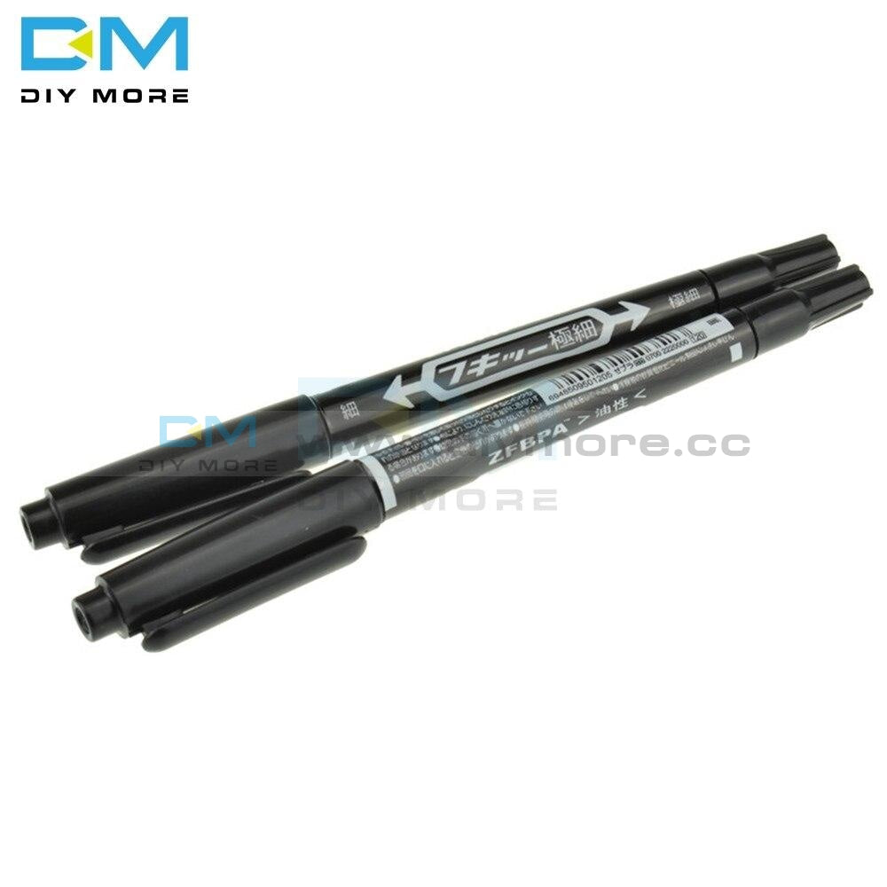 1Pcs Ccl Anti Etching Pcb Circuit Board Ink Marker Double Pen For Diy Repair Printed Diagram