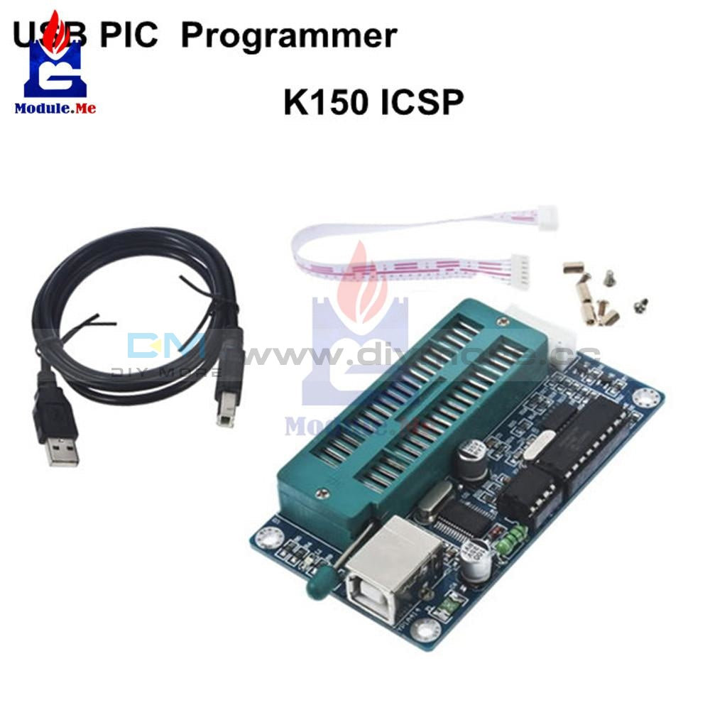 1Pcs Pic K150 Icsp Programmer Usb Automatic Programming Develop Microcontroller With Cable Tools