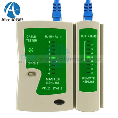 1Pcs Rj45 Rj11 Cat5 6 Utp Netzwerkkabel Tester Test Tool Qjy99 Integrated Circuits