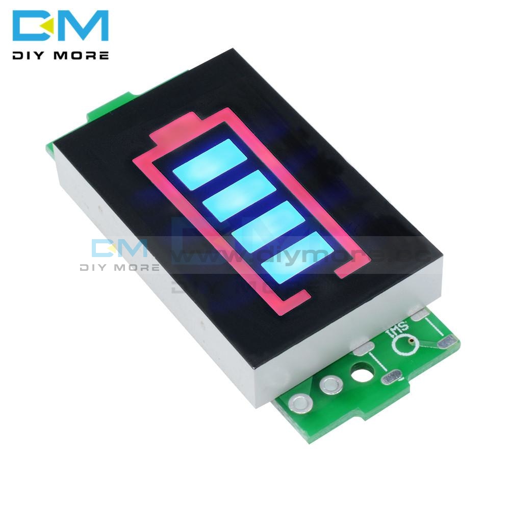 1/2/3/4/6/7S Battery Capacity Indicator Module Blue Display Battery Po ...