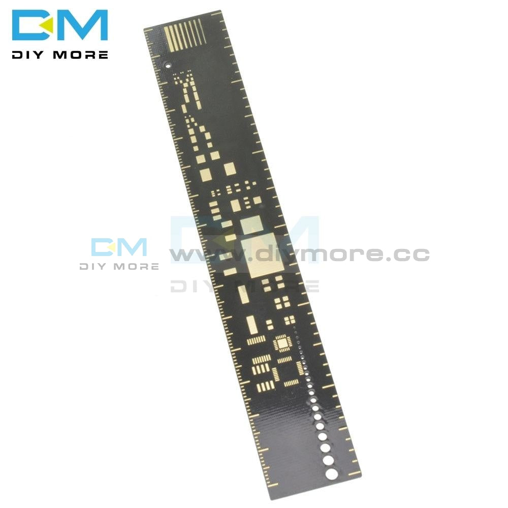 25Cm 10 Inch Multifunctional Pcb Ruler Measuring Tool Resistor Capacitor Chip Ic Tools