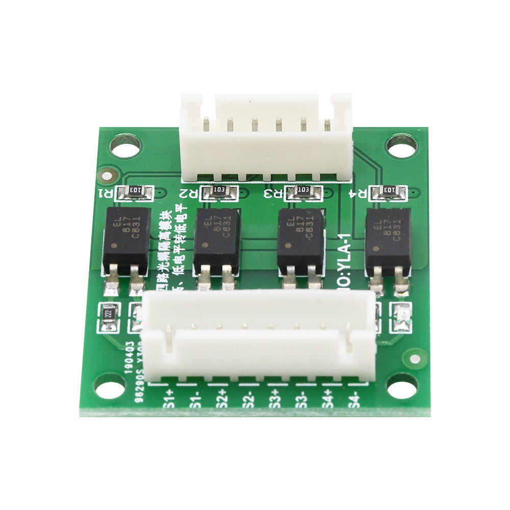 New 4 Channel Optical Coupler Isolation High/Low Level Voltage Converter Module