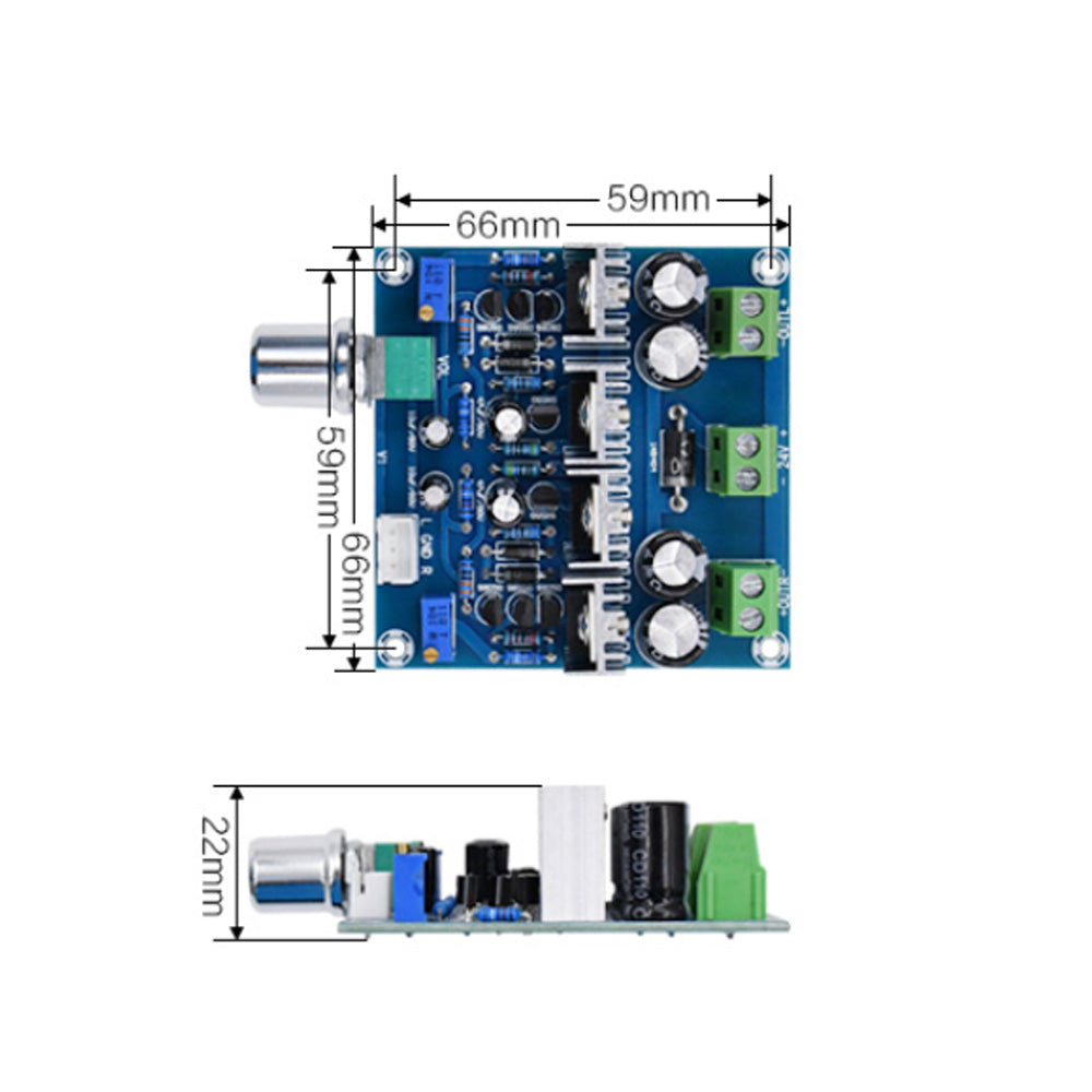 Dual Channel Stereo Power Amplifier Module Class D Audio Conveter DC 24V 2*15W