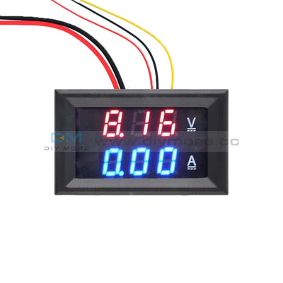0.28 Inch Digital Voltmeter Ammeter Dc 100V 10A Voltage Current Meter Amp Dual Volt Tester Gauge