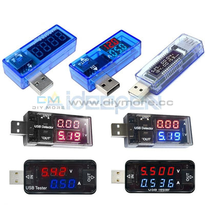 Dual LED Display 5V USB Tester Current Voltage Voltmeter Power Detector Ammeter