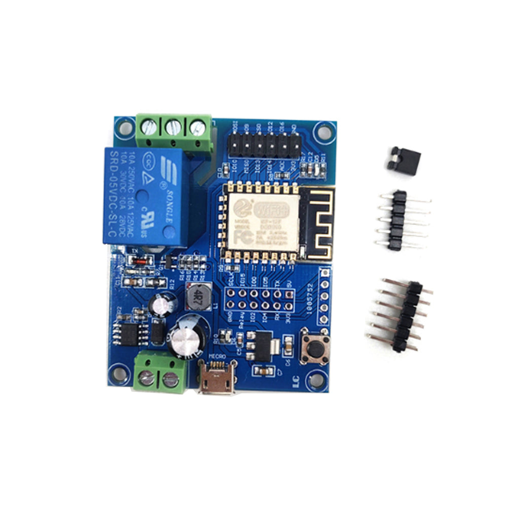 DC5-80V Power Supply ESP8266 WIFI Relay Module ESP-12F Development Board