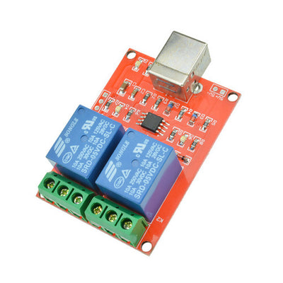 5V 2 Channel USB Relay Programmable Computer Control For Smart Home Automation