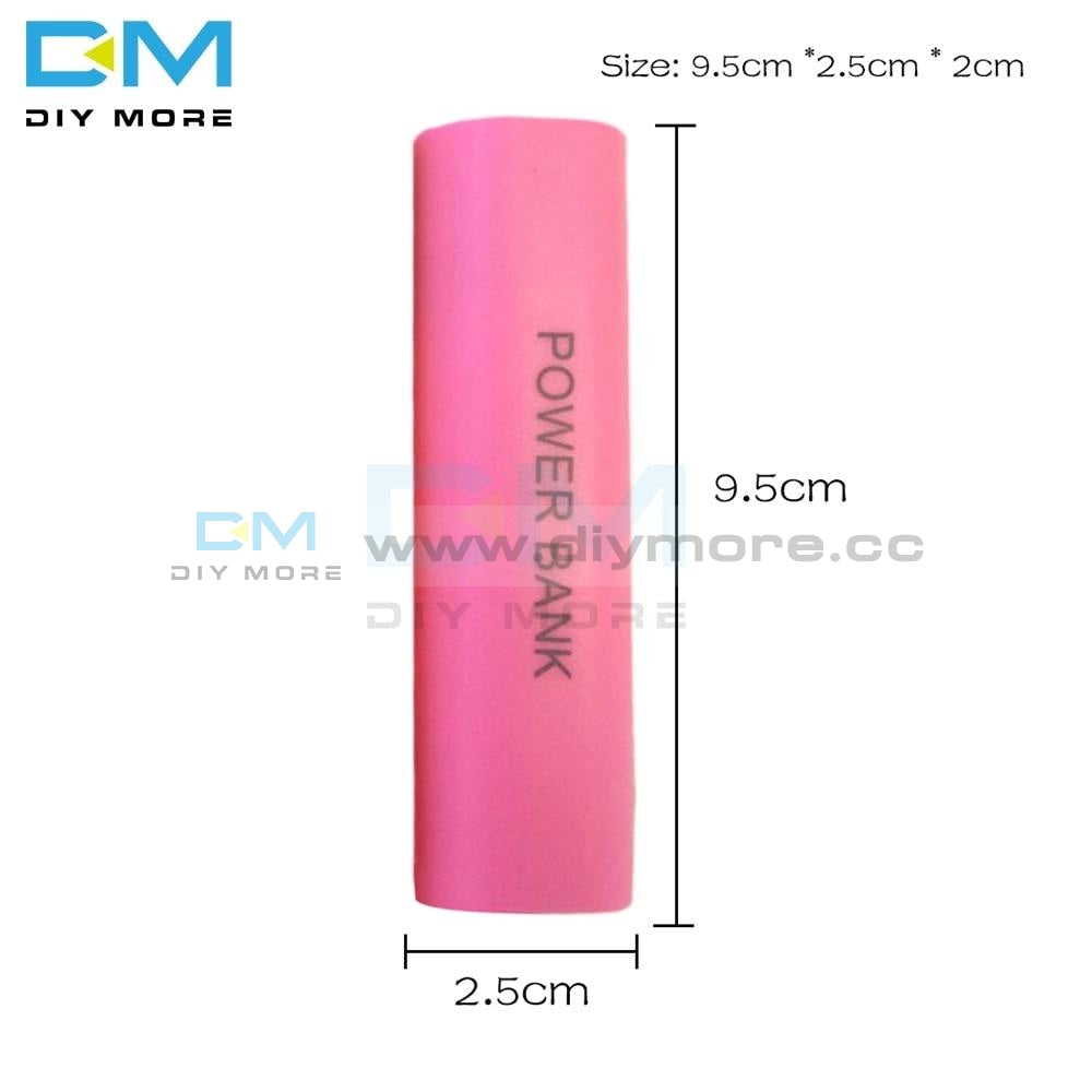 1X18650 Usb Mobile Power Bank Battery Charger Case Diy Box For Cell Phone 18650 Batteries Candy