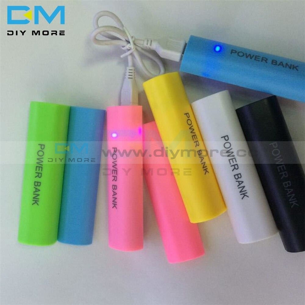 1X18650 Usb Mobile Power Bank Battery Charger Case Diy Box For Cell Phone 18650 Batteries Candy