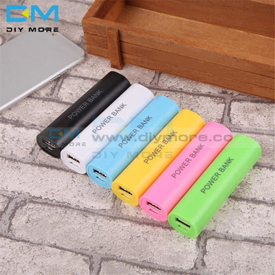 1X18650 Usb Mobile Power Bank Battery Charger Case Diy Box For Cell Phone 18650 Batteries Candy