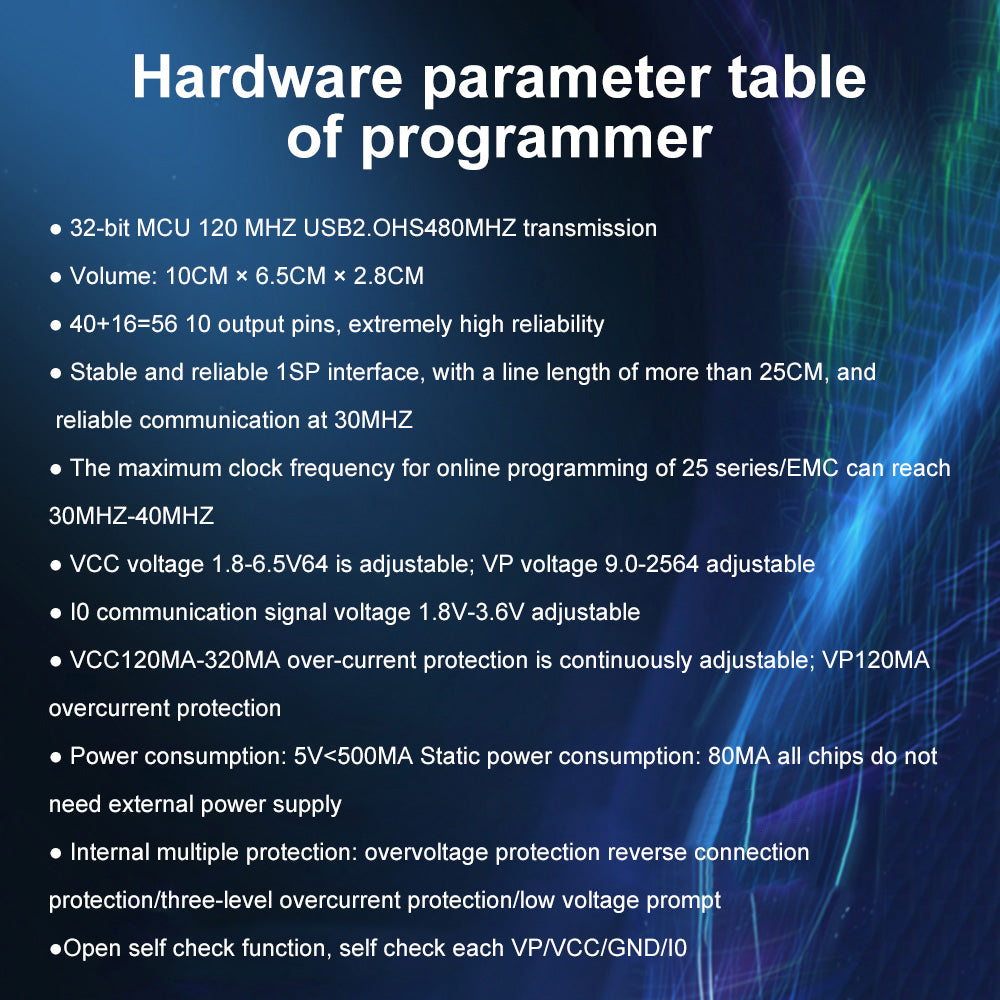 T48 (TL866-3G) Programmer Support 28000+ ICs for SPI/Nor/NAND Flash/EMMC BGA/TSOP/SOP/PLCC Replacement TL866II Plus Programmer