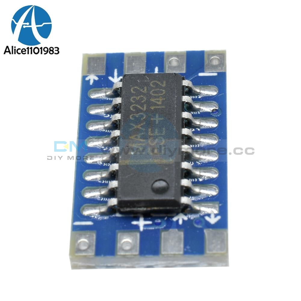 20Pcs Max3232 Serial Port Mini Rs232 To Ttl Converter Adaptor Diy Kit Electronic Pcb Board Module