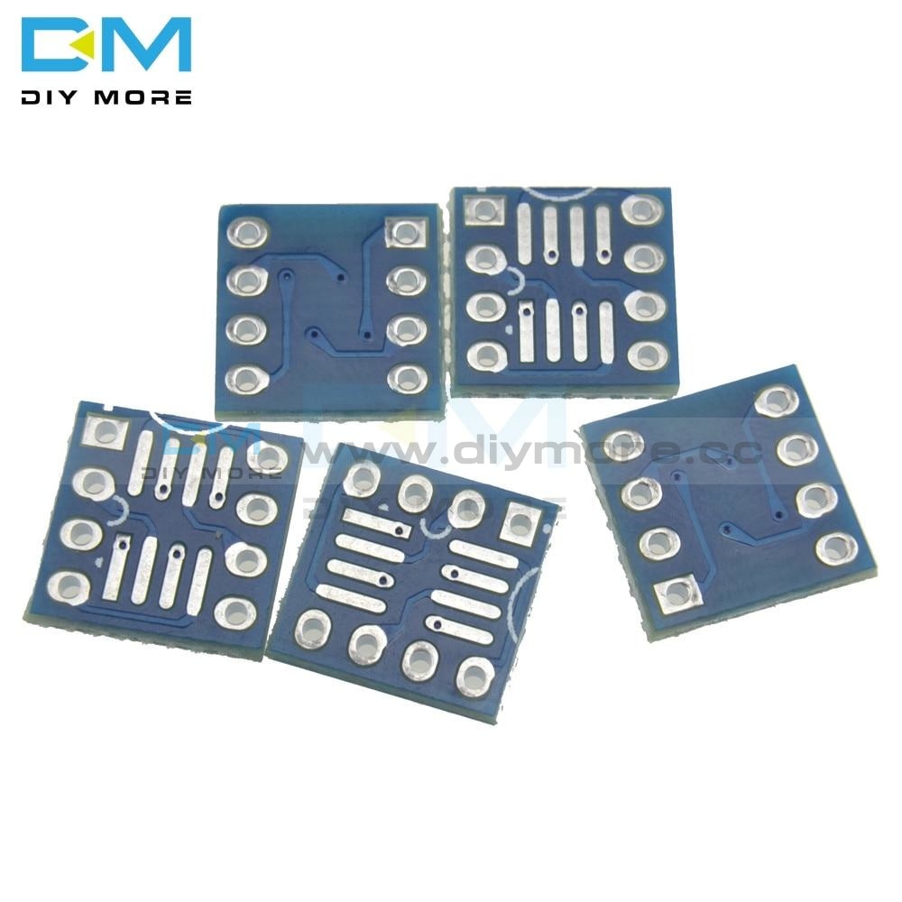 20Pcs Sop8 So8 Soic8 To Dip8 Interposer Board Pcb Adapter Plate Module Pitch Width 7.62Mm Pin 2.54Mm