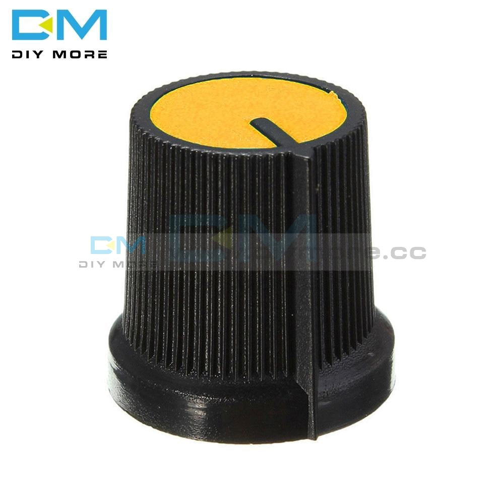 20Pcs Lot For Wh148 6Mm Knob Orange Face Plastic Rotary Taper Potentiometer Hole Volume Control
