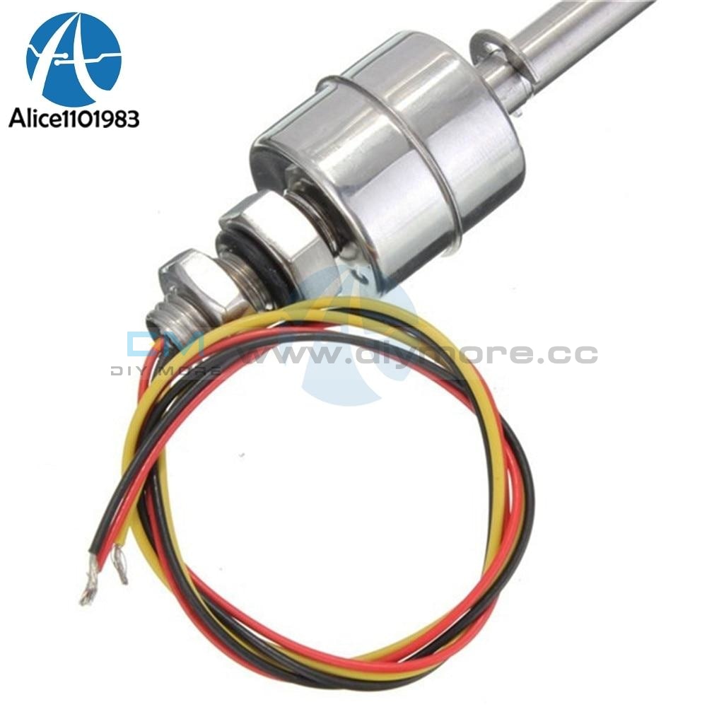 220V 200Mm Stainless Steel Double Float Switch Water Level Sensor Module For Tanks Liquid Control