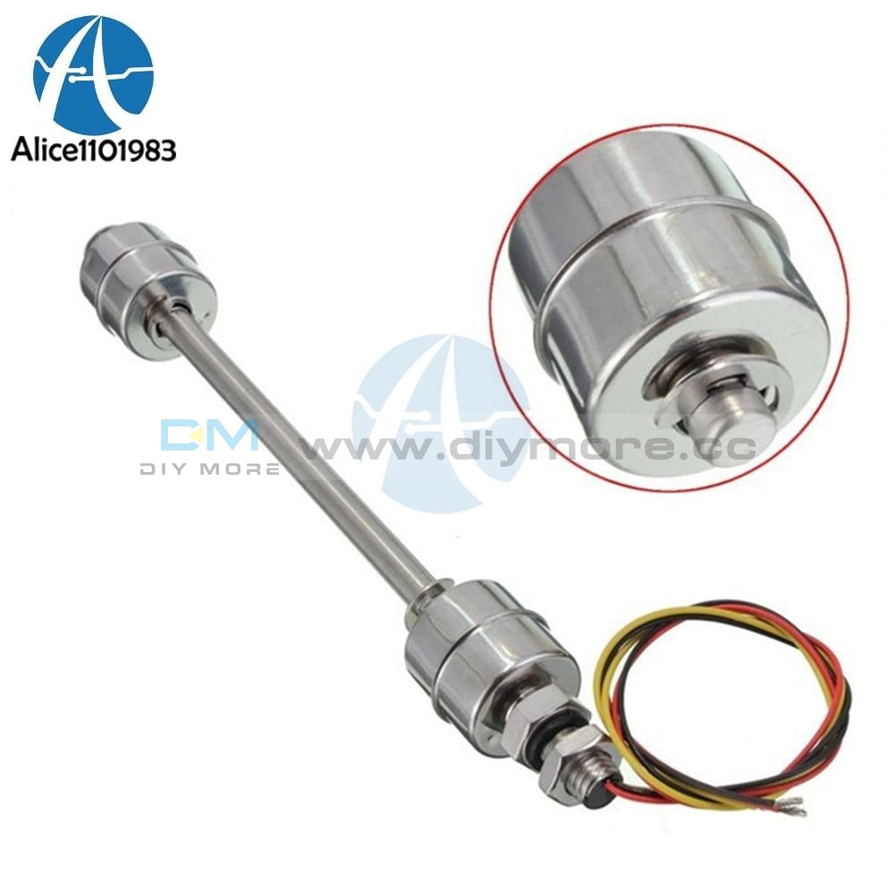220V 200Mm Stainless Steel Double Float Switch Water Level Sensor Module For Tanks Liquid Control