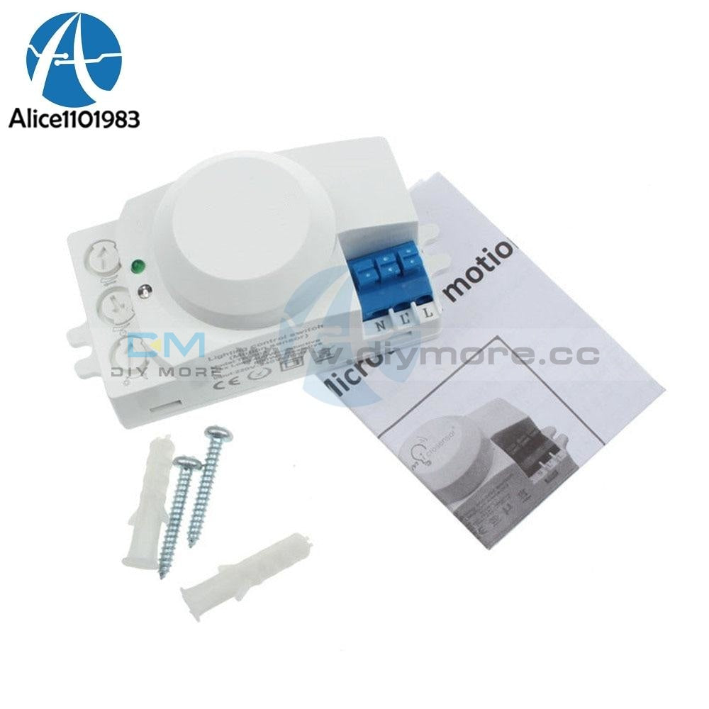 220V 5.8Ghz Microwave Movement Motion Detector Sensor Switch For Light Hottest Diy Electronic Pcb