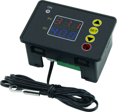 Digital DC 24V W2310 Thermostat Red+Blue Dual LED Temperature Controller Sensor