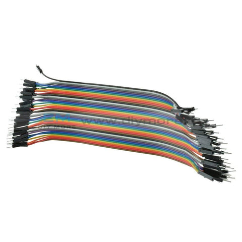 20Cm 40Pin Male To Male/ M-F/f-F Wire Jumper Breadboard Multicolored Dupont Ribbon Cables Kit For