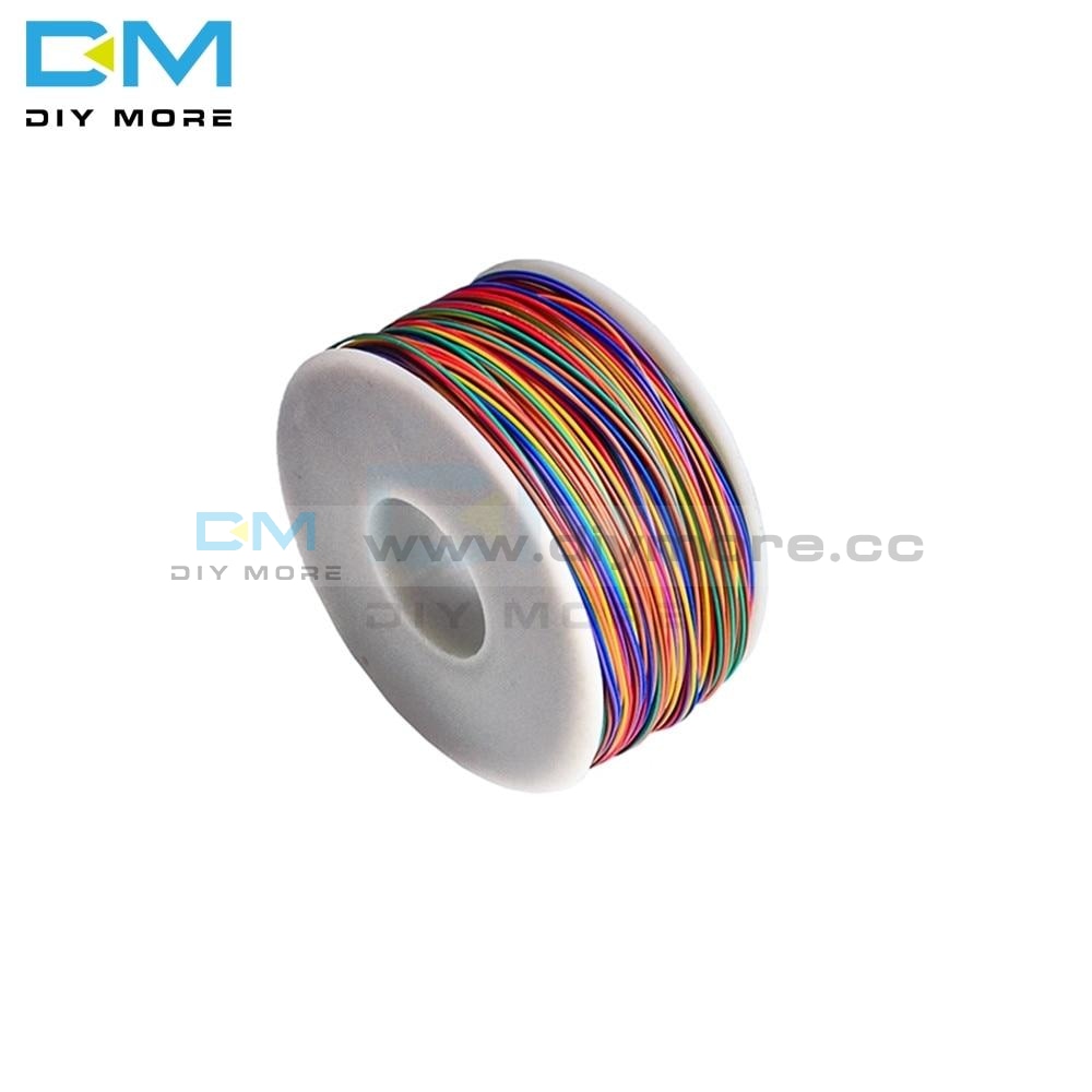 280M 30Awg Ok Wire 8 Color Pcb Soldering Fly Line 0.55Mm Breadboard Jumper Colored Insulation Wrap