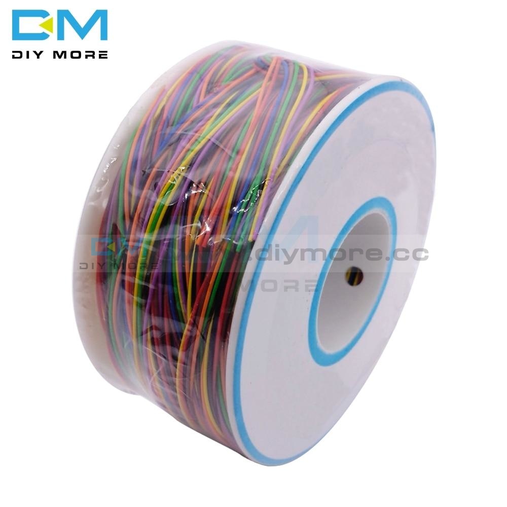280M 30Awg Ok Wire 8 Color Pcb Soldering Fly Line 0.55Mm Breadboard Jumper Colored Insulation Wrap