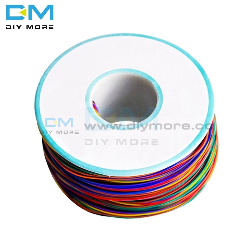 280M 30Awg Ok Wire 8 Color Pcb Soldering Fly Line 0.55Mm Breadboard Jumper Colored Insulation Wrap