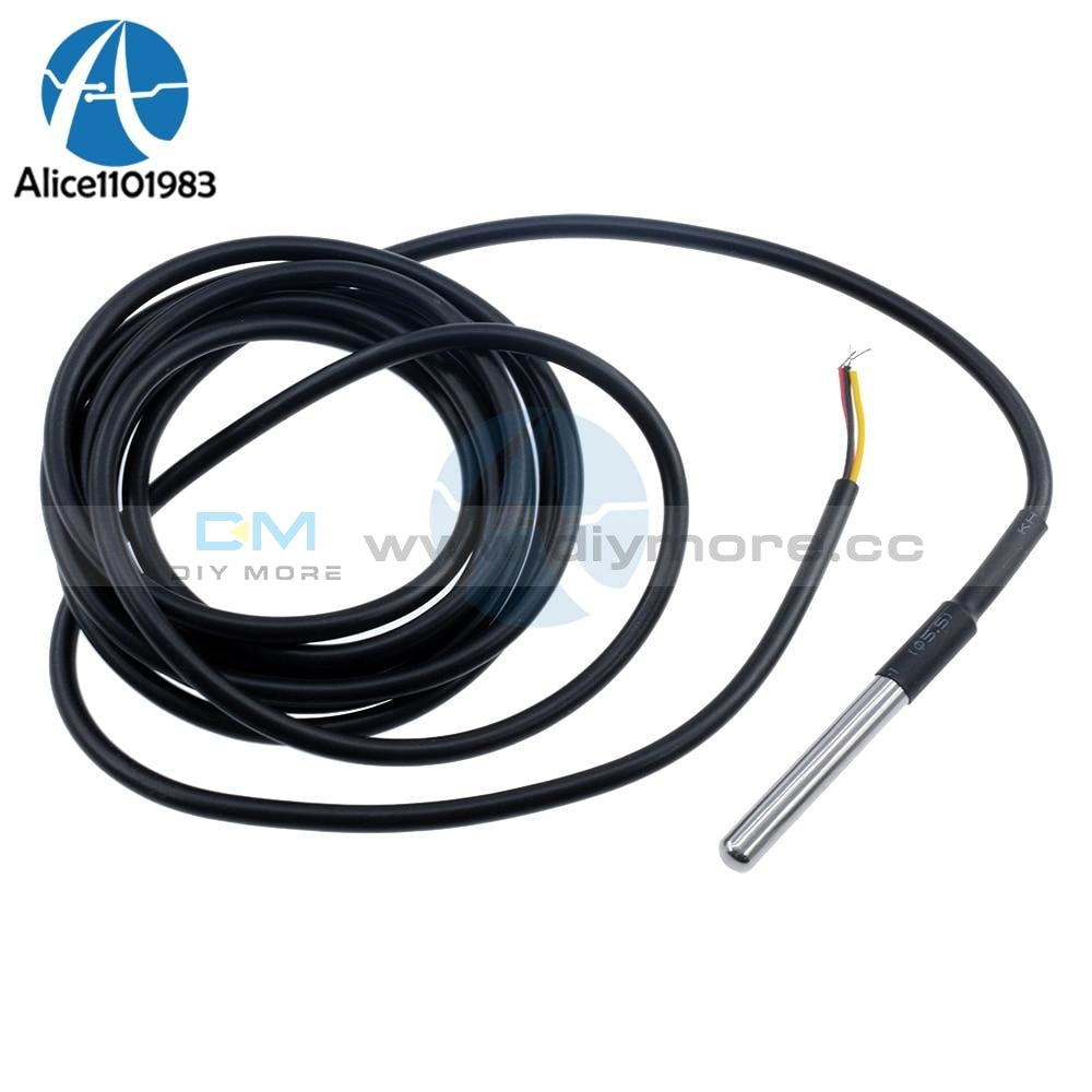 2M 200Cm Digital Temperature Temp Sensor Probe Ds18B20 Thermometer Waterproof For Arduino Compatible