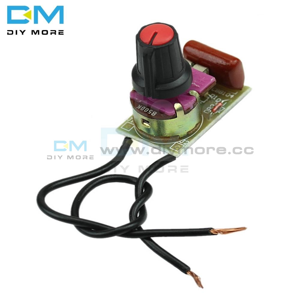 2Pcs 100W Switch Speed Regulation Module Dimmer Diy Kit For Arduino Dimming Light Board Ac Motor