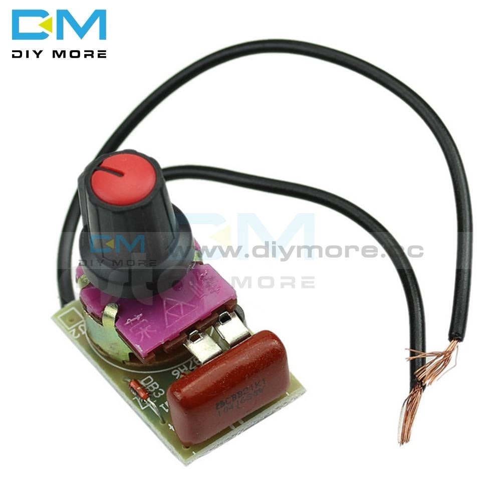 2Pcs 100W Switch Speed Regulation Module Dimmer Diy Kit For Arduino Dimming Light Board Ac Motor