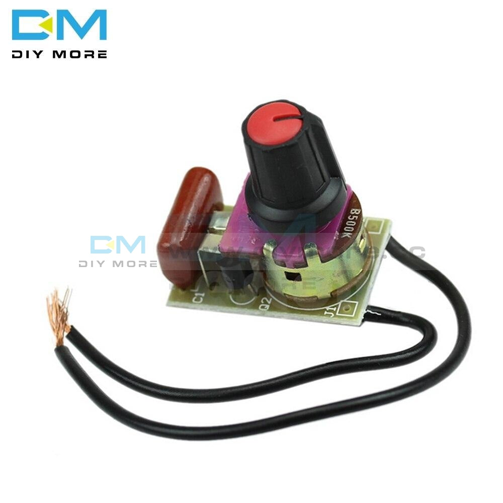 2Pcs 100W Switch Speed Regulation Module Dimmer Diy Kit For Arduino Dimming Light Board Ac Motor