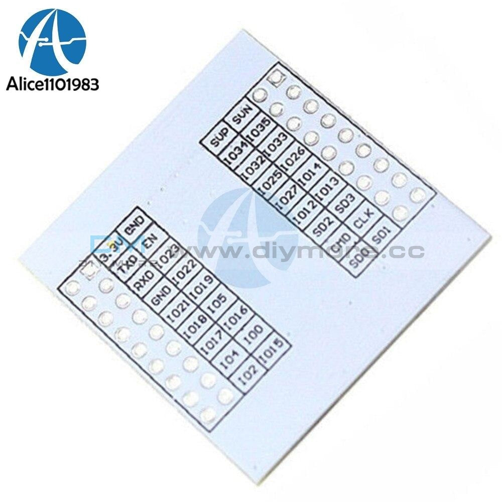 2Pcs Esp32 Esp32S Wireless Wifi Bluetooth Module For Arduino Adapter Board Pinboard Convertor Esp 32
