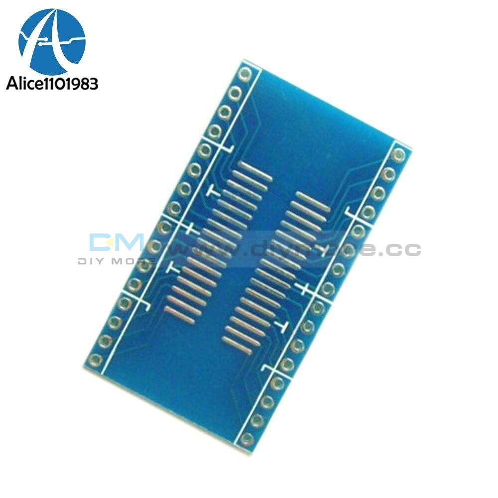 2Pcs Sop32 To Dip32 1.27Mm 2.54Mm Pitch Interposer Board Pcb Adapter Plate Diy Integrated Circuits