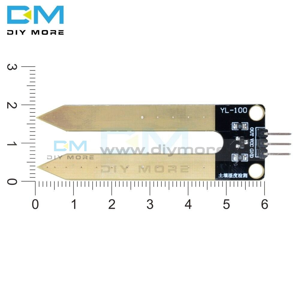 2Pcs Yl 100 3Pin Soil Hygrometer Detection Module Moisture Sensor Test Mester Board For Arduino For