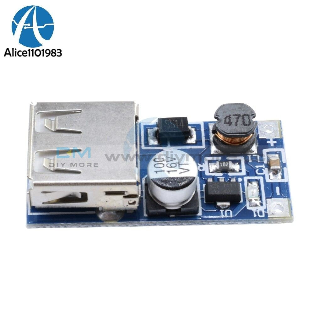 2Pcs Dc 5V Usb Voltage Converter Step Up Booster Power Supply Conversion Module 500Ma 600Ma Pfm