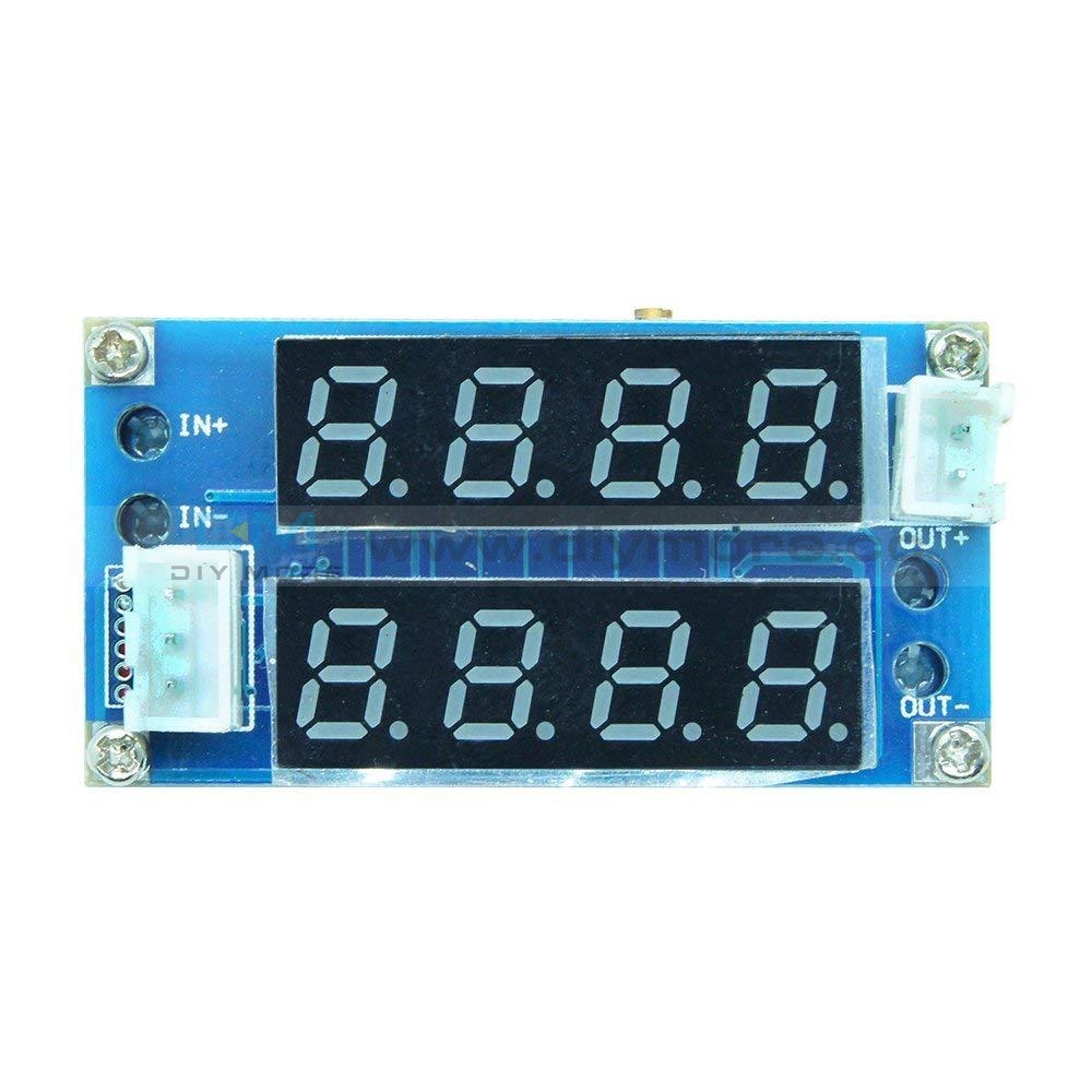 Ammeter Display Module CC/CV Adjustable 5A Step Down Charge LED Panel Voltmeter Ammeter Displ ...