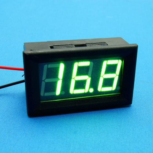 0.56" 2 Wire Digital Voltmeter LED Volt Voltage Meter DC5V~120V Red/Green/Blue