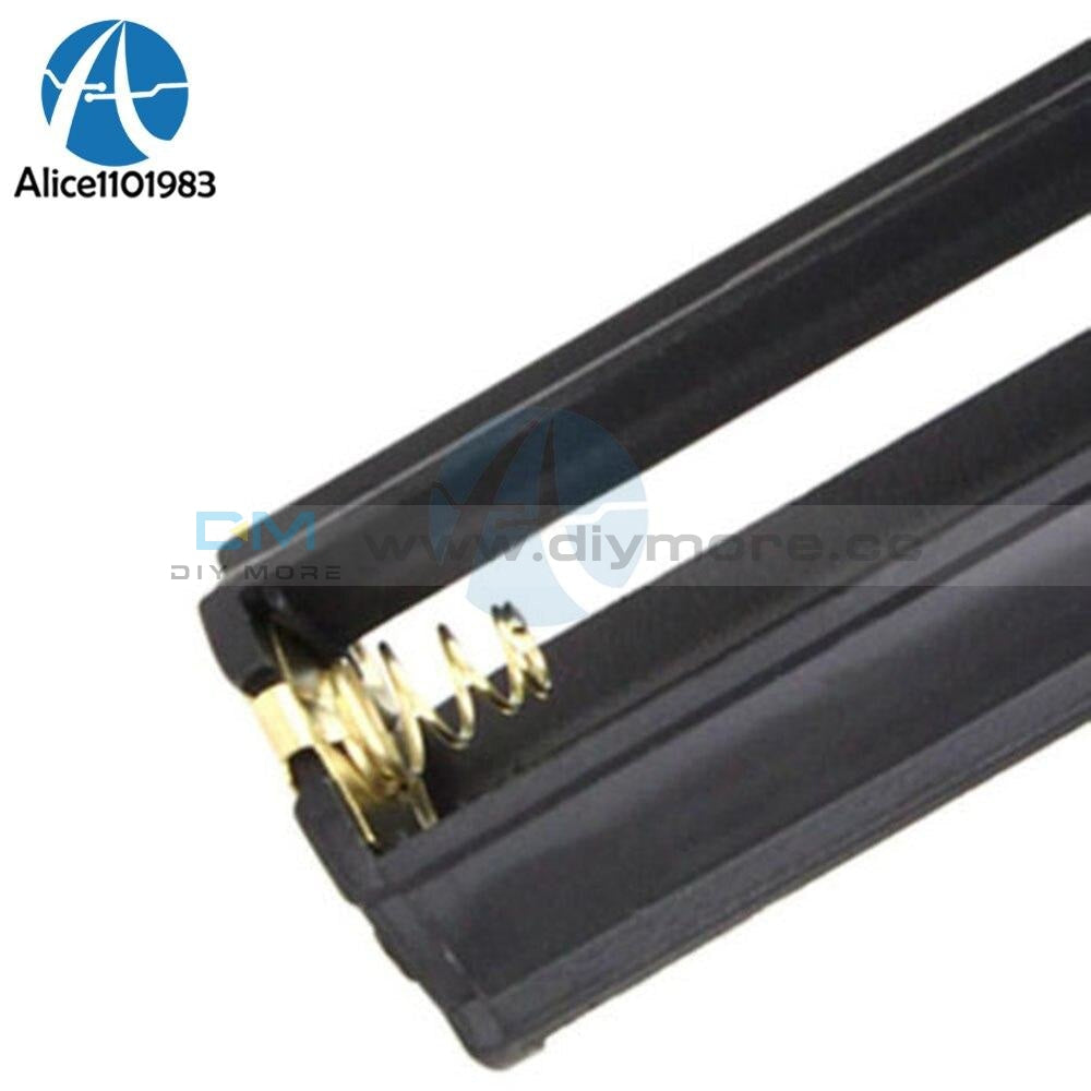 2Pcs/lot 3 Aaa Battery Black Plastical Metal Holder Box Case Cylindrical Type For 7Th Flashlight