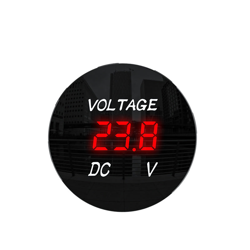 DC 12V-24V LED Panel Digital Voltage Meter Display Voltmeter  Motorcycle Car