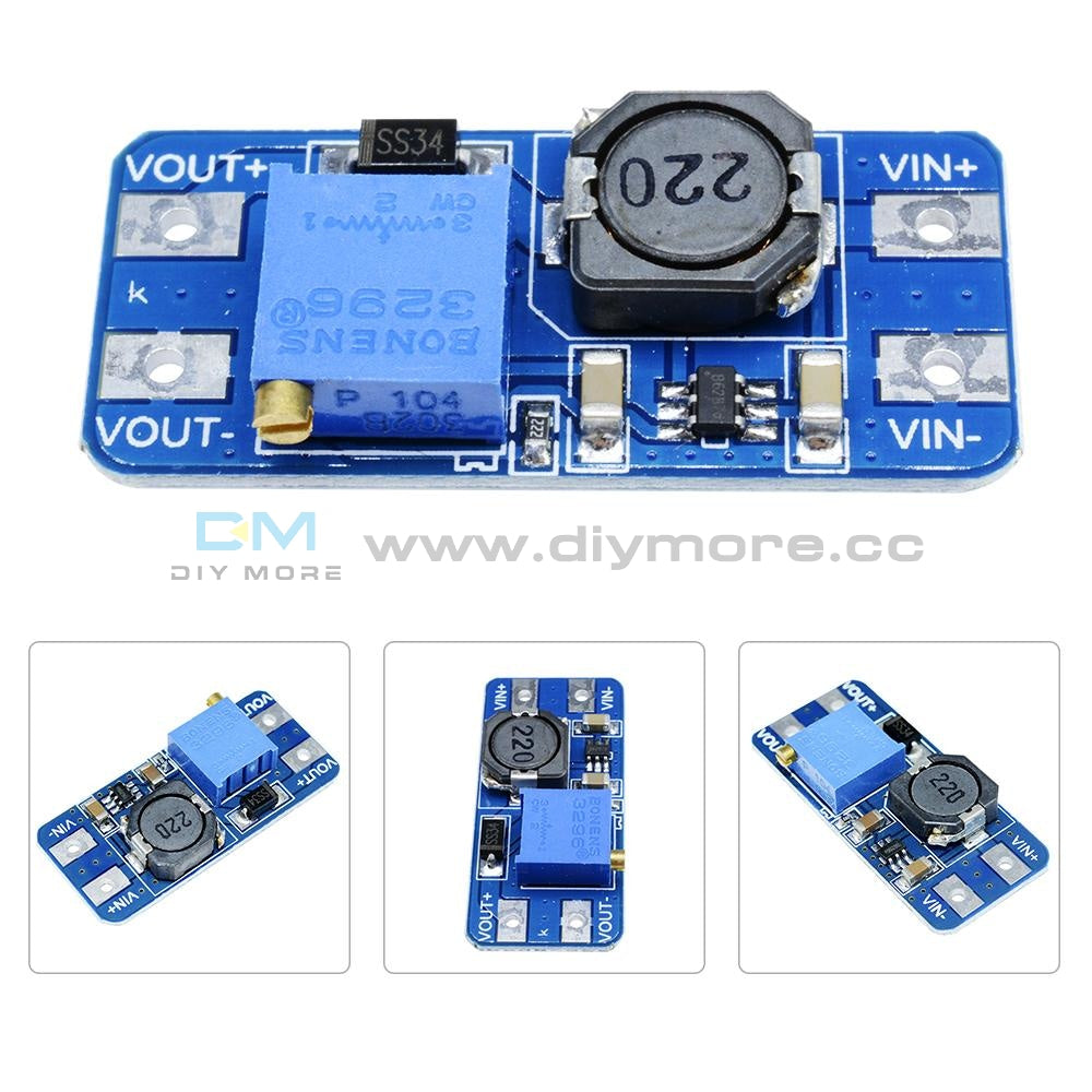 5Mt3608 Dc-Dc Step Up Power Apply Module Booster Converter Max Output 28V 2A For Arduino