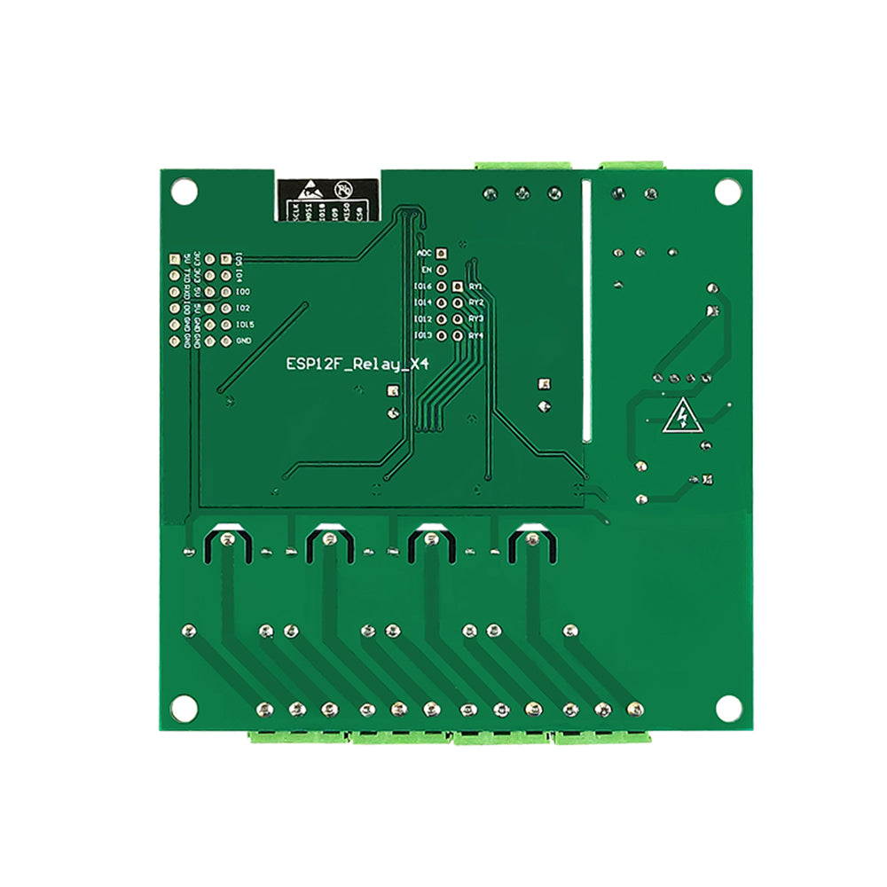 AC/DC Power Supply ESP8266 WIFI Four-Way Relay Module ESP-12F Development Board