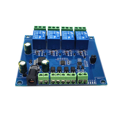 DC 24V 4 Channel Relay Control Switch RS485/TTL Anti-reverse Connection Module
