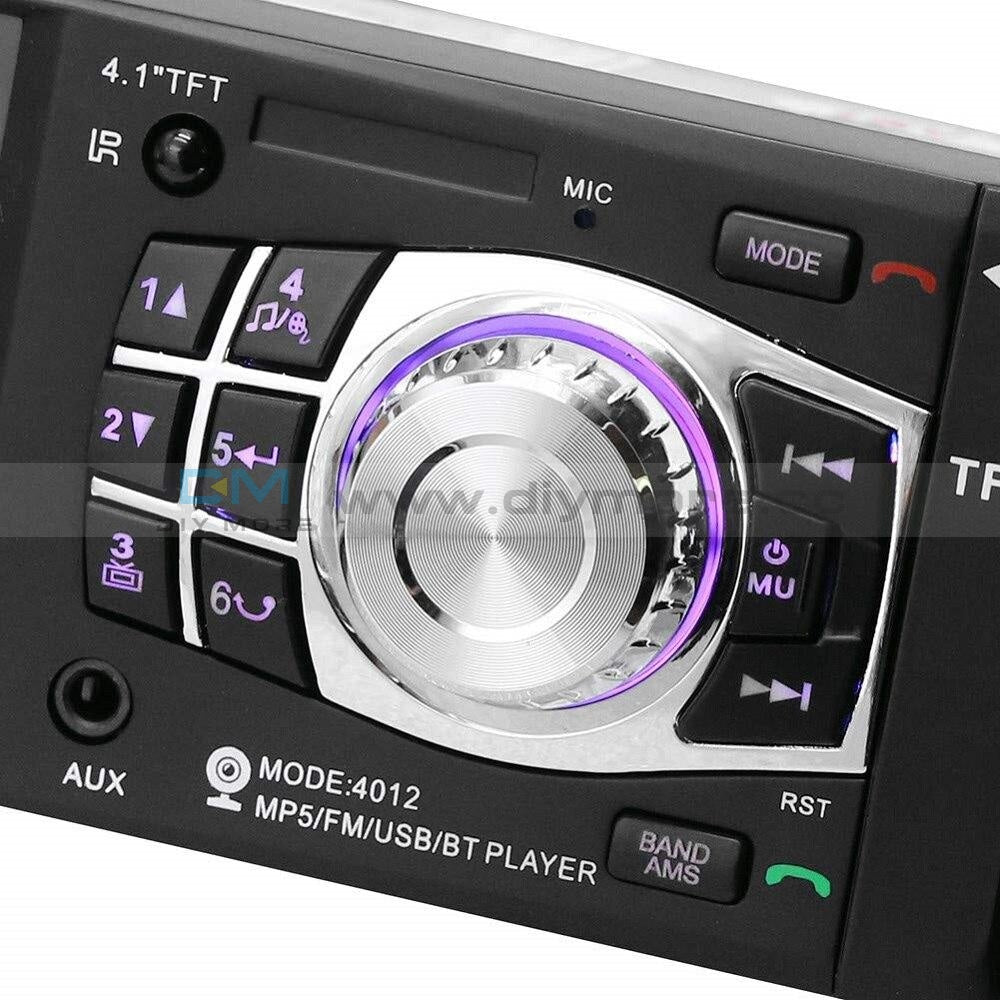 4.1 Inch 1 Din Hd Radio Car Mp5 Mp3 Player Video Bluetooth Fm Aux Usb Music Hands Free Call Touch
