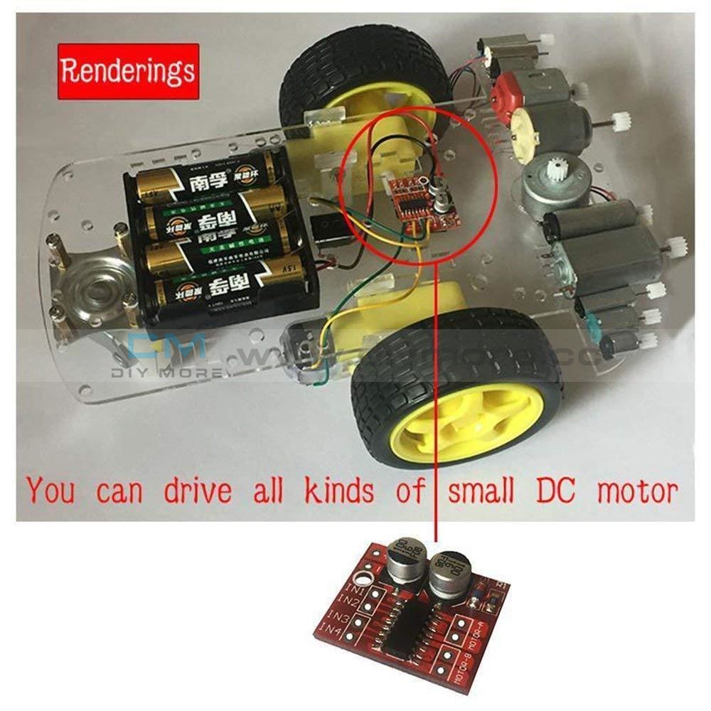 1.5A Mini Dual Channel Dc Motor Driver Module L298N Pwm Speed Control