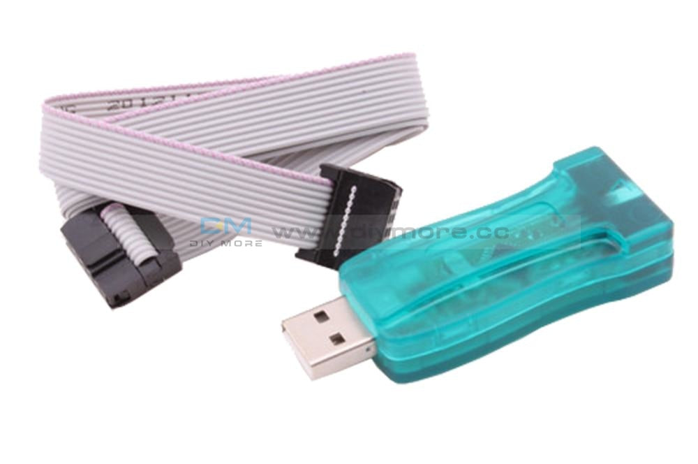 USBASP USBISP AVR Programmer Adapter with 10 Pin Cable – diymore