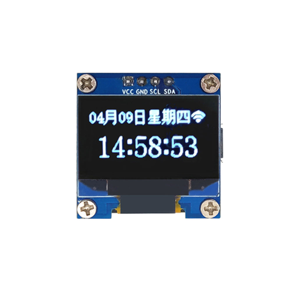 ESP8266 0.96 Inch OLED Clock Module Weather PM2.5 Perpetual Calendar ESP-12F LCD Development Board