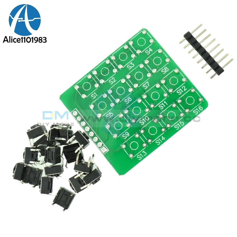 4X4 4*4 Matrix Keypad Keyboard Module 16 Botton Mcu Board For Arduino Diy Kit Diy Electronic